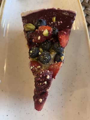 Vegan cheesecake   at Bio Essere in Arco