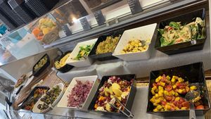Salads and cold buffet  at Bio Essere in Arco
