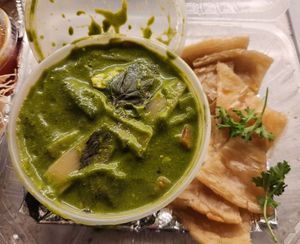 Roti with Green Curry at Table Thai in Las Vegas