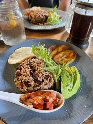   at Green Room Cafe in Jaco