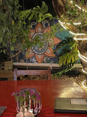   at Green Room Cafe in Jaco