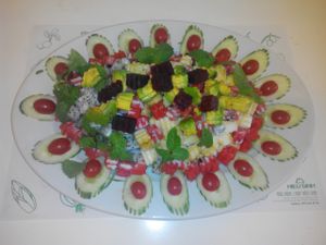 Fruits Salad at Hieu Sinh Vegetarian Restaurant in Hanoi