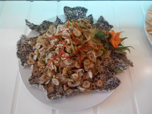 Fig Salad at Hieu Sinh Vegetarian Restaurant in Hanoi