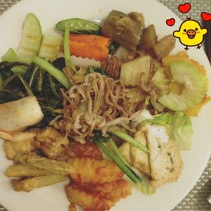 buffet  at Hieu Sinh Vegetarian Restaurant in Hanoi