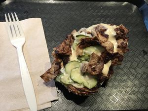 Little hole in the wall completely worth visiting at Superiority Burger in New York City