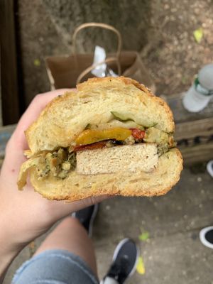 Tofu hero at Superiority Burger in New York City