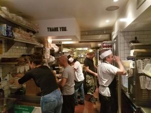 the kitchen at Superiority Burger in New York City