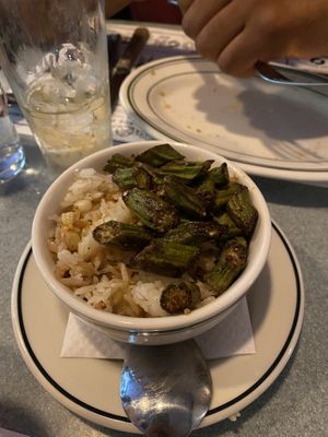 okra and corn special   at Superiority Burger in New York City