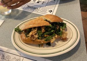 yuba sandwich, big win  at Superiority Burger in New York City
