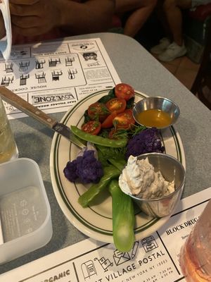 veggies app  at Superiority Burger in New York City