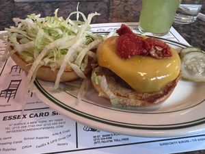 Vegan burger at Superiority Burger in New York City
