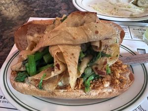 Yuba sandwich at Superiority Burger in New York City