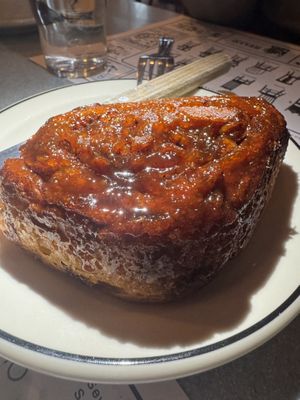 Cinnamon roll   at Superiority Burger in New York City