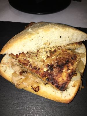 Tempeh Pattymelt at 21 Oak in Manchester