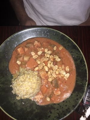 African curry  at 21 Oak in Manchester