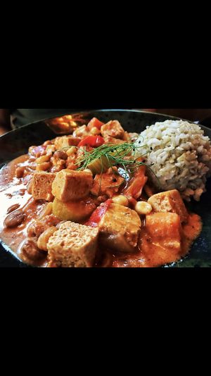 African Stew at 21 Oak in Manchester