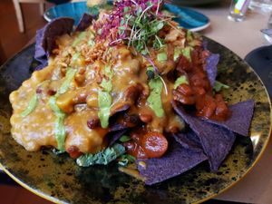 Taco salad at 21 Oak in Manchester