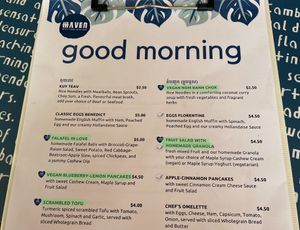 5 exciting vegan options on the new breakfast menu! at Haven in Siem Reap