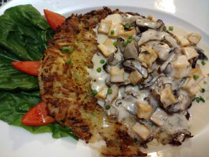 Zuri Gschnetzlets (vegan option) at Haven in Siem Reap