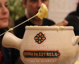 Fondue de queijo vegano at Hotel Serra da Estrela - Restaurante Alquimia in Campos Do Jordao