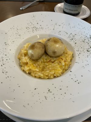 Risoto com vieiras  at Hotel Serra da Estrela - Restaurante Alquimia in Campos Do Jordao