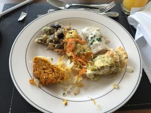 Some of the options from the buffet. at Hotel Serra da Estrela - Restaurante Alquimia in Campos Do Jordao