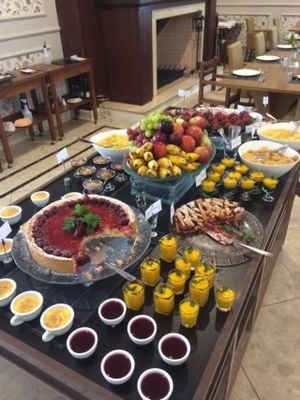 Some of the desserts from the buffet. at Hotel Serra da Estrela - Restaurante Alquimia in Campos Do Jordao