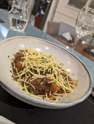 Not big enough portion, bland flavor gnocchi at Hotel Serra da Estrela - Restaurante Alquimia in Campos Do Jordao