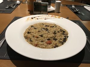 Risoto de funghi  at Hotel Serra da Estrela - Restaurante Alquimia in Campos Do Jordao