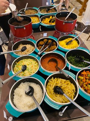 Lots of Brazilian local dishes  at Hotel Serra da Estrela - Restaurante Alquimia in Campos Do Jordao