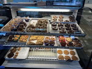 Even doughnuts 🍩   at Blooming Lotus Gourmet Bakery in Milwaukee
