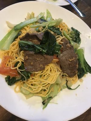 Beef noodles  at Red Chilli in Hue