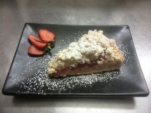 Sbriciolona Vegan alle fragole at Zaffo in Frascati