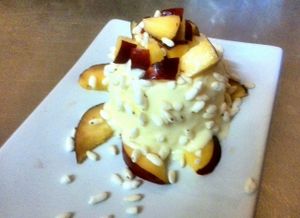 Semifreddo vegan alla frutta at Zaffo in Frascati