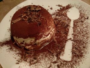 Semifreddo al tiramisù at Zaffo in Frascati