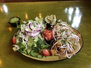 Herb O’Vore’s Tofu Tacos!   at Mad Mex in Erie