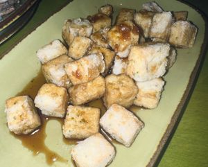Tofu, it was okay  at Mad Mex in Erie