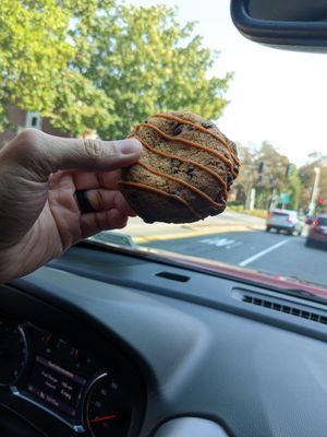 Pumpkin chocolate chip cookie (delicious) at Jodi Bee Bakes in Salem