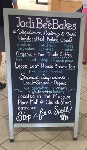 menu at Jodi Bee Bakes in Salem