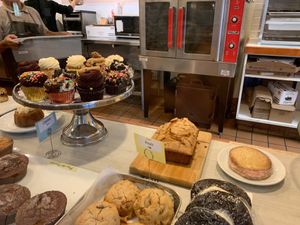 Their display. at Jodi Bee Bakes in Salem