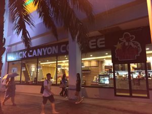 From outside at Black Canyon Coffee in Bangkok