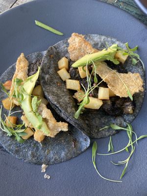 Mole tacos   at FOREVER in Mexico City