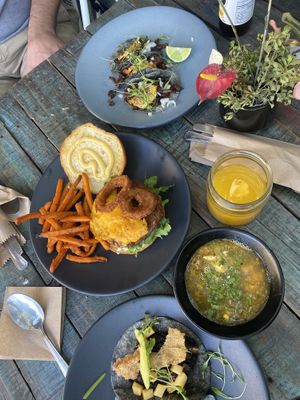 Outdoor seating   at FOREVER in Mexico City