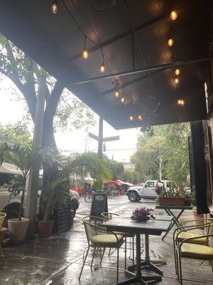 Outdoor seating views  at FOREVER in Mexico City