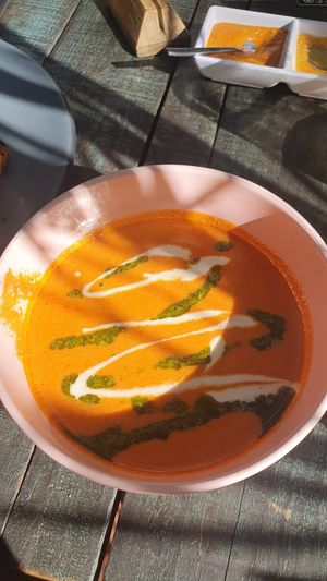 Sopa de tomate rostizado at FOREVER in Mexico City