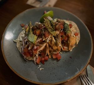 Cauliflower Tacos (needs salt)  at FOREVER in Mexico City