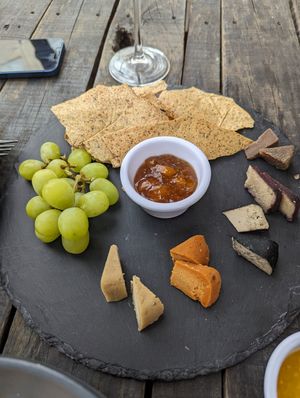 cheese board at FOREVER in Mexico City