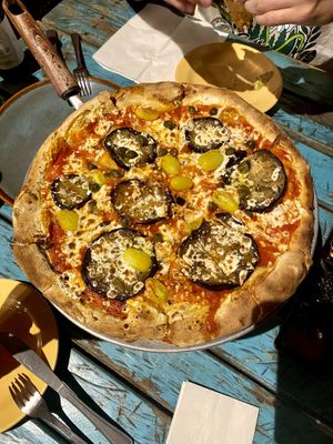 Parmesiana pizza  at FOREVER in Mexico City