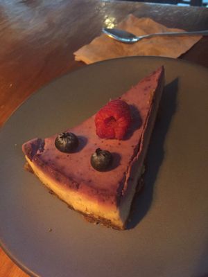 Cheesecake de Moras at FOREVER in Mexico City