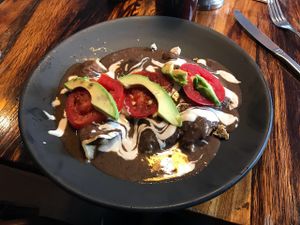 Enfrijoladas at FOREVER in Mexico City